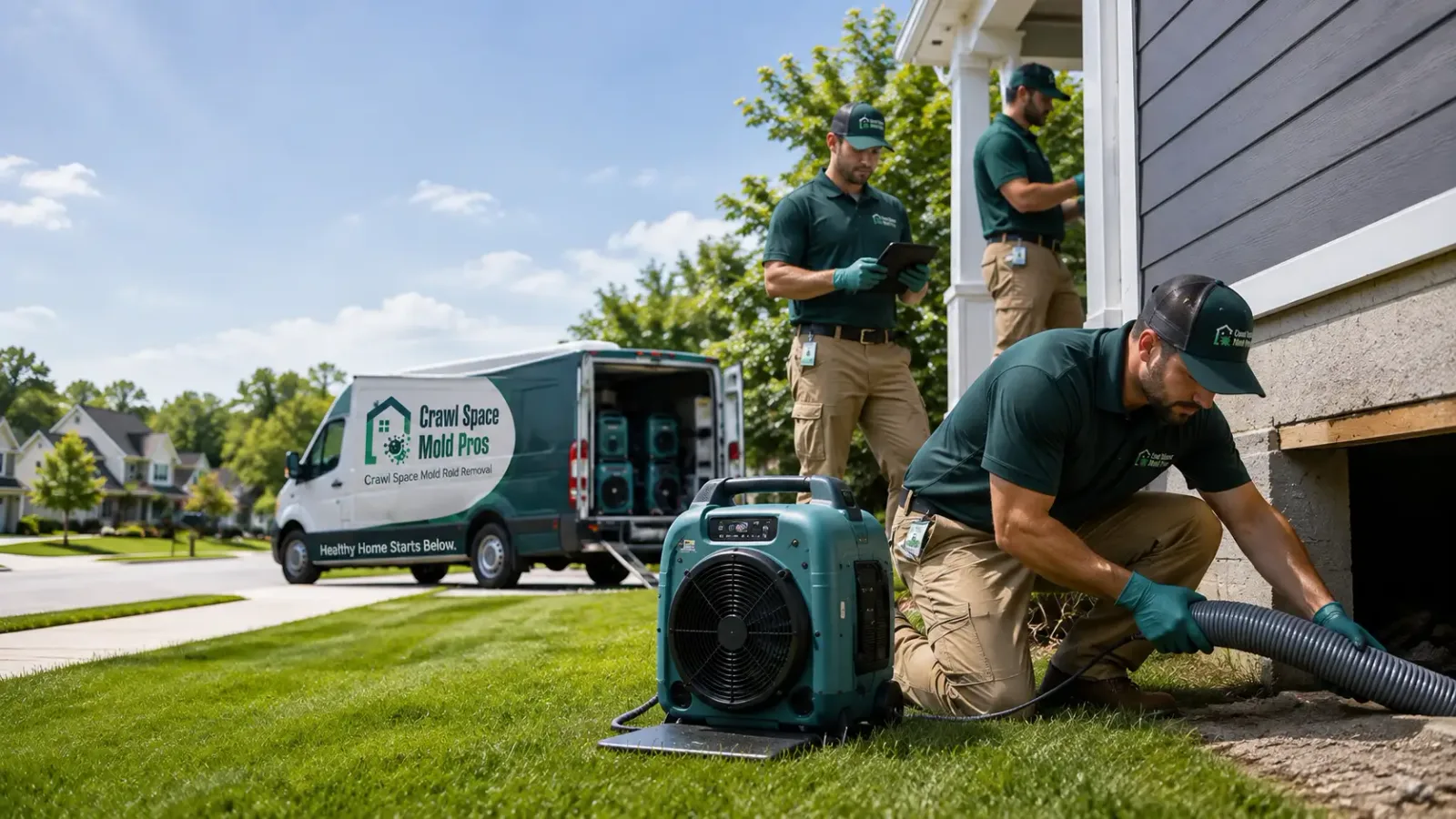 Crawl Space Mold Removal in Harpster, OH